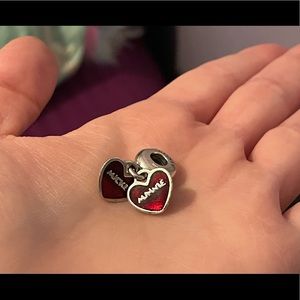 Mickey & Minnie heart Pandora charm